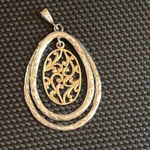 Or Paz Gold and Silver Pendant